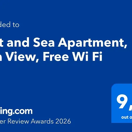 Salt And Sea Apartment, Sea View, Free Wi Fi *